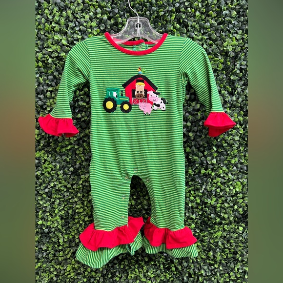 Be Mine Farm Ruffle Romper - Picture 3 of 4